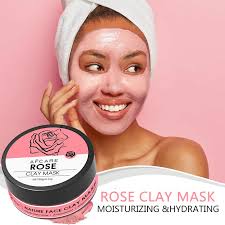 80g Rose Mud Clay Mask Reduce fine Lines Deep Cleansing Anti-wrinkle  Hydrating Skin Care Tightens Korean Skin Care Cosmetics