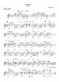 In questo lavoro daniele mette un po' da parte il blues e produce una perfetta commistione delle piu' disparate influenze: Quando Pino Daniele Sheet Music Reading Sheet