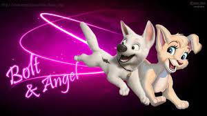 Disney S Bolt Wallpaper Disney Angel And Bolt Cute Love Wallpaper Hd Bolt Dog Cute Love Wallpapers Cartoon Dog