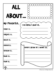 Welcome to esl printables, the website where english language teachers exchange resources: All About Me Printable Worksheet Woo Jr Kids Activities