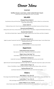 This classic roast dinner is perfect for feeding the hordes with minimum fuss. Pilgrim House Hotel Bar And Restaurant Menu In Provincetown Massachusetts