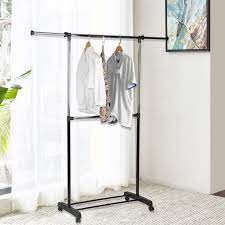 Maybe you would like to learn more about one of these? Mainstays Adjustable 2 Tier Rolling Garment Rack Adjustable Design Walmart Com Walmart Com