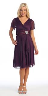 Short Sleeve Black Modest Knee Length Dress V Neckline Chiffon 6 Colors Avai Knee Length Dresses Modest Semi Formal Dresses Modest Mother Of The Bride Dresses