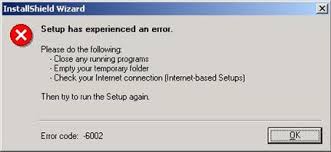 With installshield you can create installers for your applications. Installshield Error 6002 Unable To Run Setup Exe Files Techyv Com