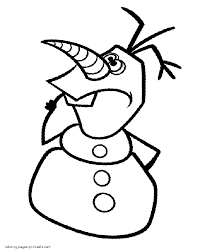 Below, i've put together some of the best free printable frozen and frozen 2 coloring sheets featuring princess elsa, princess anna, olaf, kristoff the true outdoorsman, sven, and more! Olaf Coloring Pages Coloring Pages Printable Com