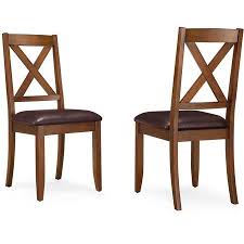 Better Homes Gardens Maddox Crossing Dining Chair Set Of 2 Brown Walmart Com Dining Chairs Wood Dining Room Kitchen Table Chairs