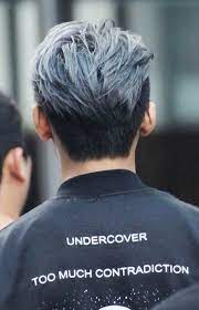 Seventeentrashcan Bleached Hair Men Men Hair Color Korean Men Hairstyle