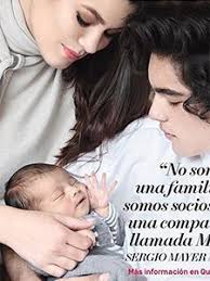 Sergio mayer mori habló sobre su comparación con justin bieber: Sergio Mayer Mori Poses With Daughter And Baby Mama On Quien Cover Famousfix Com Post