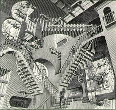 The Art Of The Impossible Mc Escher And Me I Want To Learn To Draw Like This Escher Art Optical Illusions Art Illusion Art