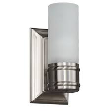 Check spelling or type a new query. Hampton Bay 1 Light Brushed Nickel Wall Sconce V433nk01 The Home Depot