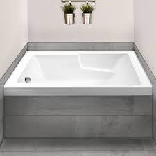 We tiled our bathroom shower with white subway tiles and you can too! What Is An Alcove Tub 2019 Beginners Guide To Alcove Tubs Badeloft