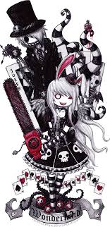 Killers In Wonderland By Demiseman Deviantart Com Emo Art Alice In Wonderland Anime