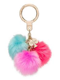 Triple Pom Pom Keychain Pom Pom Keychain Keychain Pom Pom