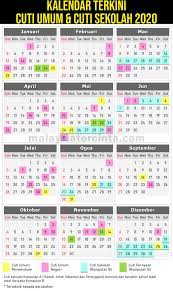 The copyright of the image is owned by the owner, this website only displays a few snippets of several keywords that are put together in a post summary. Kalendar Cuti Umum Dan Cuti Sekolah 2020 Terkini