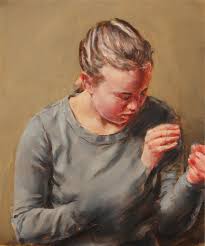 Solo l group l publications l collections l print. Girl With Hands 9 By Michael Borremans Ocula