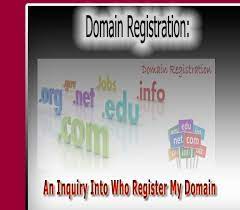 Domain Registration An Inquiry Into Who Register My Domain Domain Registration Domain Understanding