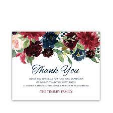 Thanks for the flowers funeral. Sympathy Thank You Note For Funeral Guests Floral Flat Pretyped Words