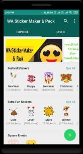 Please enjoy free stickers for wa, emoticons, emojis, funny pictures and other emoticons that we provide. Wa Sticker Maker Pack For Android Apk Download