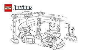 Lego city printable coloring pages are a fun way for kids of all ages to develop creativity, focus, motor skills and color recognition. Lego Juniors Race Car Competition Coloring Page Race Car Coloring Pages Cars Coloring Pages Sports Coloring Pages
