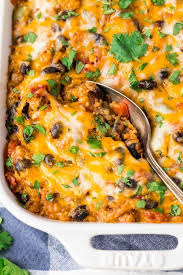 How it that for range? Mexican Chicken Quinoa Casserole Creamy Recipe Wellplated Com