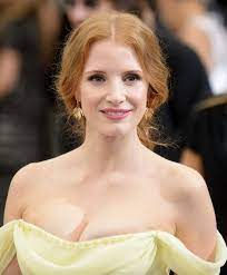 HotBeauties on X: Jessica Chastain has such a full and juicy cleavage  t.coShK3H8z1ab  X