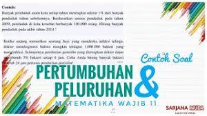 Memangnya, apa sih pertumbuhan dan peluruhan matematika itu? Pertumbuhan Dan Peluruhan Contoh Soal Youtube