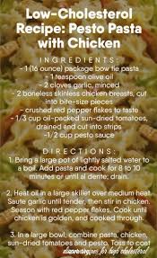Try out these tasty and easy low cholesterol recipes from the expert chefs at food network. 8 Dinner Recipes For High Cholesterol Low Cholesterol Recipes Heart Healthy Recipes Cholesterol Pesto Chicken Pasta