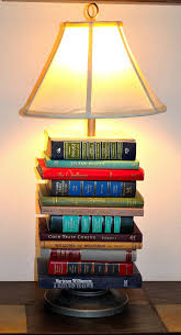 Stacked Book Table Lamp Book Lamp Lamp Reading Lamp