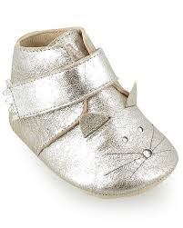 Easy Peasy Kiny Chat Shoe Silver Eco Friendly Unisex Bambini