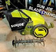 Sun Joe Electric Dethatcher Scarifier Walkthrough and Attachment Change  AJ801E