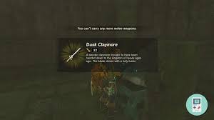 How To Get Dusk Claymore TotK (Sword Of The Six Sages) - How To Game