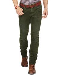 Our women's corduroy pants are selling out quickly. Men S Dark Green Corduroy Pants By Polo Ralph Lauren Lookastic