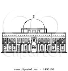 The artist managed to make the very tiny intricate hand drawn henna design look very neat and clean. Black And White Line Drawing Styled Israel Landmark Al Aqsa Mosque Posters Art Prints By Interior Wall Decor 1433158