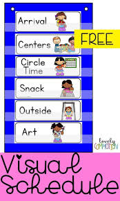 Creating A Visual Schedule For Your Preschool Pre K And Kindergarten Students Is Extremely Imp Preschool Schedule Classroom Schedule Visual Schedule Preschool