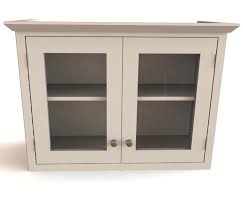double door glass cabinet