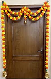 Check spelling or type a new query. Amazon Com Sphinx Artificial Marigold Fluffy Flowers Garlands Door Toran Set Door Hangings For Decoration Approx 100 X 152 Cms Yellow Dark Orange Home Kitchen