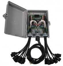 Music Controlled Christmas Lights Light O Rama Ctb16pc Semi Intelligent Dimmer 30 Amps 120 240vac 16 Channels Residential Us Christmas Light Controller Christmas Lights Christmas Light Show