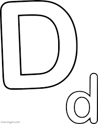 Signup to get the inside scoop from our monthly newsletters. Letter D Coloring Pages Coloringall