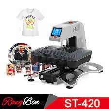 St420 3d Vacuum Sublimation Heat Transfer Machine T Shirt Pneumatic Sublimation Printer Heat Press For Mug Phone Sublimation Printers Heat Transfer Phone Cases