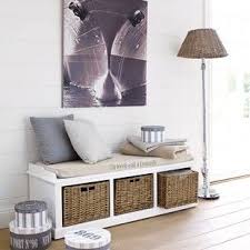 Banc De Rangement Comptoir Des Epices Banco Bau Ideias Para Interiores Mobiliario Branco