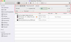 How To Quickly Find Large Files On Your Mac