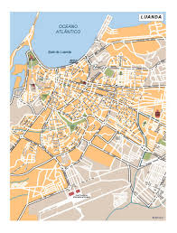 Maps nearby to luanda, angola Luanda Map Illustrator Vector Maps