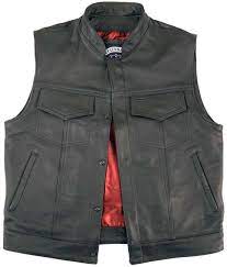 Legendary Reaper Leather Motorcycle Vest Is Inspired By Sons Of Anarchy Samcro Motorcycle Vest Custom Leather Jackets Leather Jacket Men