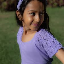 Girls Textured Dress