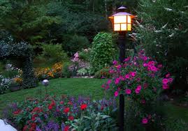 Touch device users, explore by touch or with swipe gestures. Lamp Post Flower Bed Sherry S Place