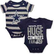 Cowboy Baby Little Huge Fan 2 Pack Baby Boy Cowboy Dallas Cowboys Baby Clothes Baby Kids Clothes