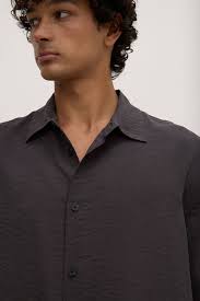 Brook Short Sleeve Shirt Washed Black