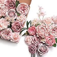 Find beautiful artificial bridal bouquets and wedding flowers at michaels. Review For Lings Moment Artificial Flowers Combo For Diy Wedding Bouquets Centerpieces Arrangements Party Baby Shower Home Decorations Athens Blush