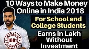 Looking for get quick rich schemes: Top 10 Ways To Make Money Online Without Investment Students College India Hindi Youtube
