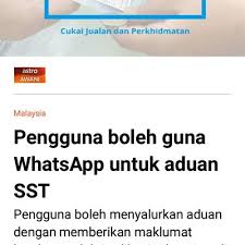Ia mempunyai perbezaaan yang ketara daripada segi jumlah yang dipungut kerajaan. Ini Nombor Whatapps Kpdnkk Aduan Sst 0192794317